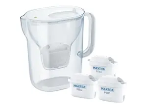 Фильтр-кувшин BRITA Style Essential с 3 картриджами MaxtraPro, белый
