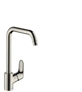 Hansgrohe Focus Bathroom Sink Faucet, Stainless Steel