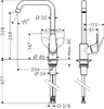 Hansgrohe Focus Bathroom Sink Faucet - Stainless Steel Photo 4