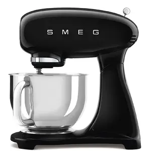 Планетарный миксер Smeg SMF05BLEU, 1000 Вт, чаша 4.8 л, черный