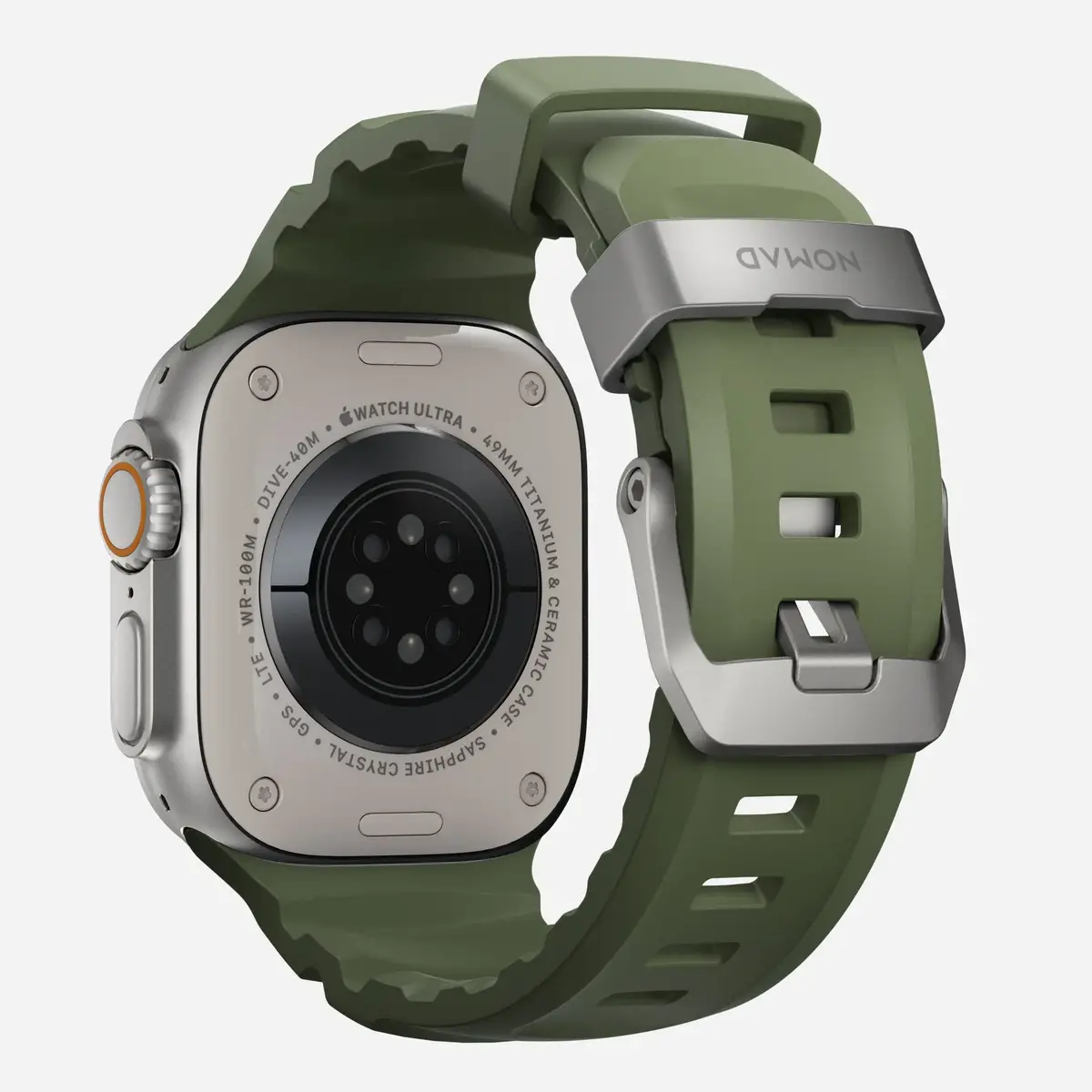 Ремешок Nomad Rocky Point для Apple Watch — кожа и титан Photo 2