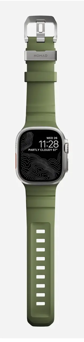 Ремешок Nomad Rocky Point для Apple Watch — кожа и титан Photo 5