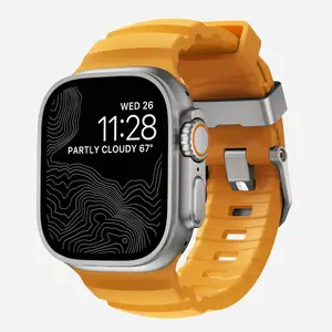 Ремешок Nomad Rocky Point для Apple Watch, натуральная кожа и титан