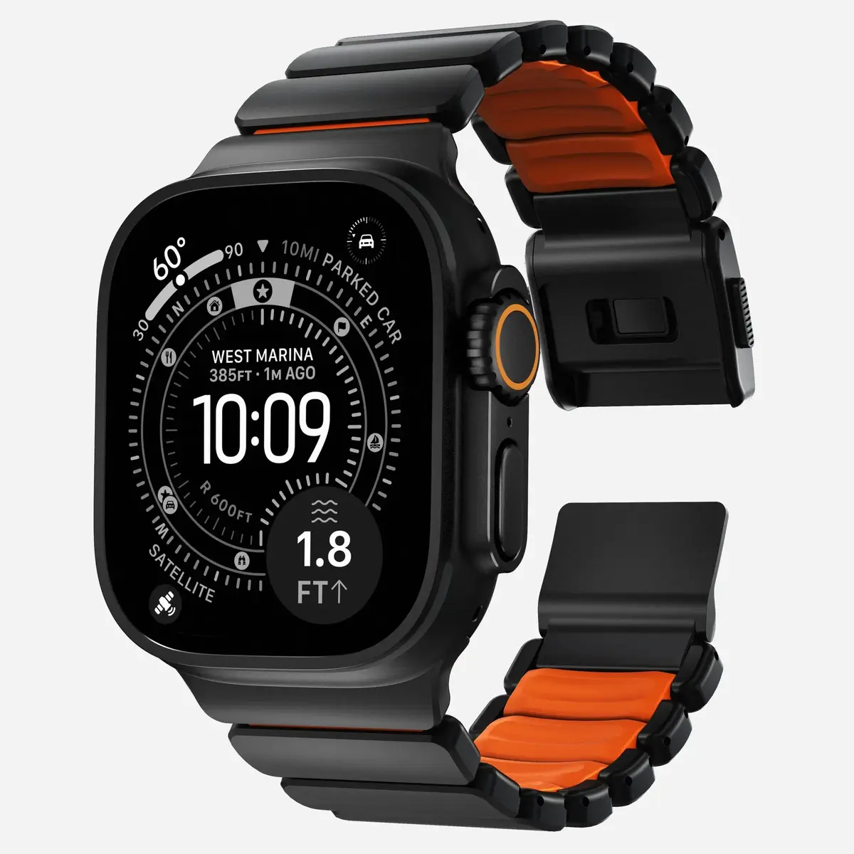 Ремешок Nomad Stratos для Apple Watch — черный титан Photo 5