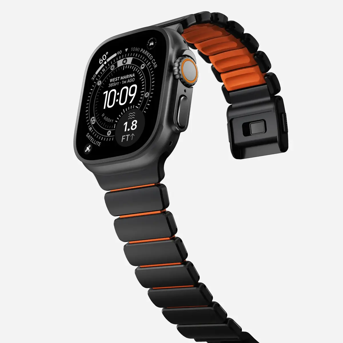 Ремешок Nomad Stratos для Apple Watch — черный титан Photo 7
