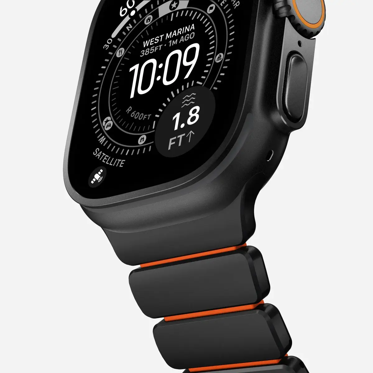Ремешок Nomad Stratos для Apple Watch — черный титан Photo 9
