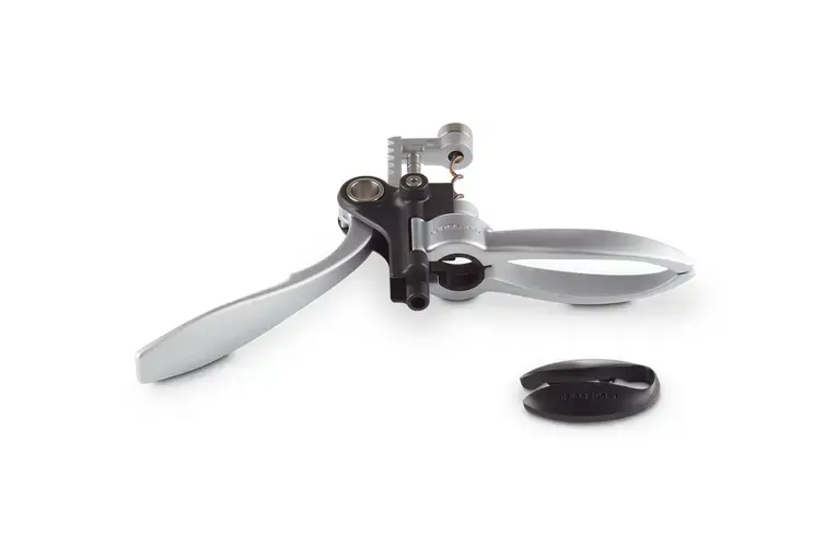 Le Creuset LM250 Lever Corkscrew - Black and Silver Photo 4
