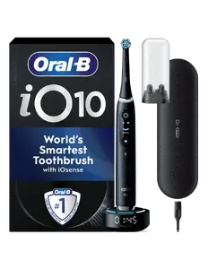 Oral-B Electric Toothbrush | iO10 Series | Rechargeable | For adults | Number of brush heads included 1 | Number of teeth brushing modes 7 | Cosmic Black Booster