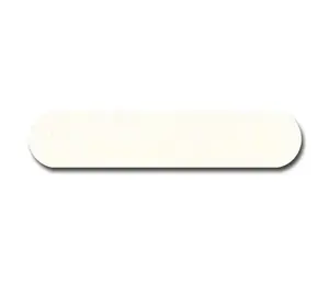 Materika White Polished Wall Tile 5x25 cm