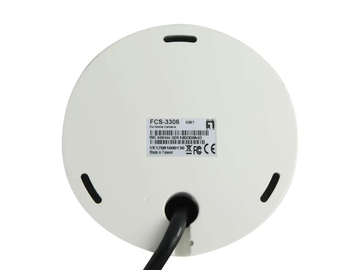 LevelOne HUBBLE FCS-3306 3MP kupola IP kamera Photo 6