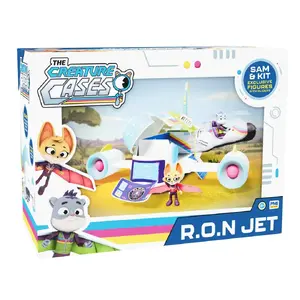 p.m.i kids world Creature Cases S1 R.O.N. Jet Playset