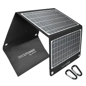 RealPower SP-22E saules panelis 22.5 W, 5 V USB izeja