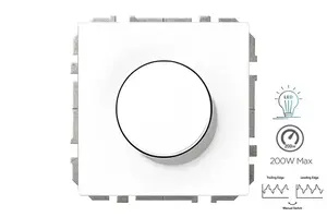 Modern LED Dimmer Switch ISR-008-01.M/WM