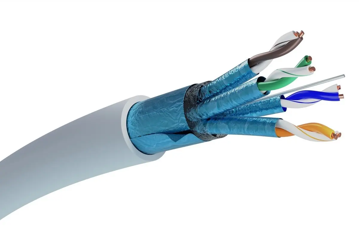 Extralink CAT6A F/FTP tīkla kabelis iekštelpām