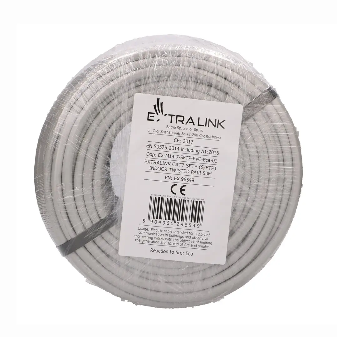 Extralink Cat7 S/FTP Indoor Network Cable 50m Photo 6