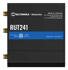 Teltonika RUT241 Cellular Network Router, 4G LTE, Wi-Fi 4, Fast Ethernet