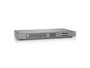 LevelOne FEP-1612 16 portu Fast Ethernet PoE nepārvaldāms komutators, 500W
