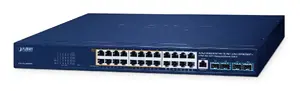 PLANET GS-4210-16UP8T4X Managed L2/L4 Gigabit Ethernet Switch with 24 Ports and 4 SFP+ Uplinks