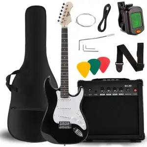 V-TONE EGA 39 BK 4/4 Stratocaster Electric Guitar