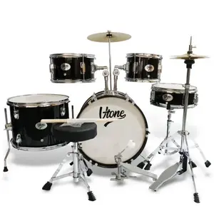 V-TONE ADJR 1 BK Junior Acoustic Drum Set, Black