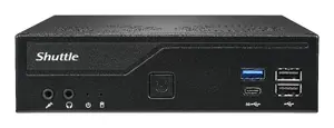 Shuttle XPC slim DH610V2 Mini PC Barebone, Intel H610, LGA 1700, DDR5, Black