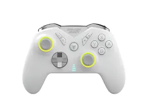 Dragonshock Nebula Pro Wireless Bluetooth Gamepad for Nintendo Switch, White