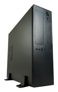 LC-Power LC-1406MB-TFX-ON Micro Tower PC Case, Black, for Micro ATX and Mini-ITX Motherboards