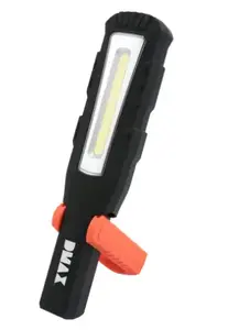 DMAX WLG 202 Hand Flashlight, LED, 800 lm, USB Rechargeable, Black/Orange