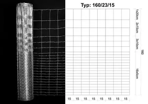 Dārza siets Forest Mesh Light 50 m, augstums 160 cm, acs izmērs 23x15 cm
