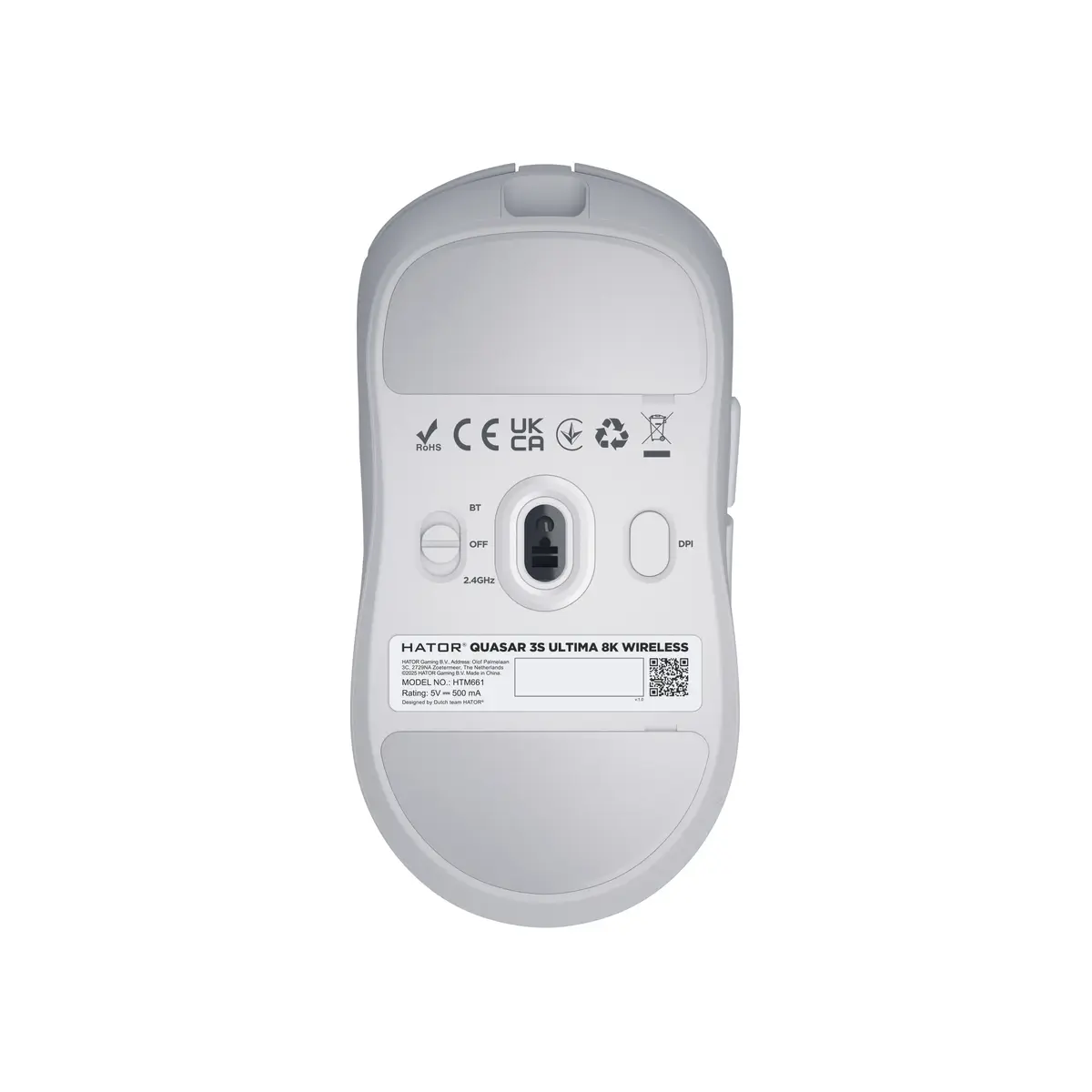 HATOR Quasar 3S Ultima 8K Wireless Gaming Mouse Photo 6