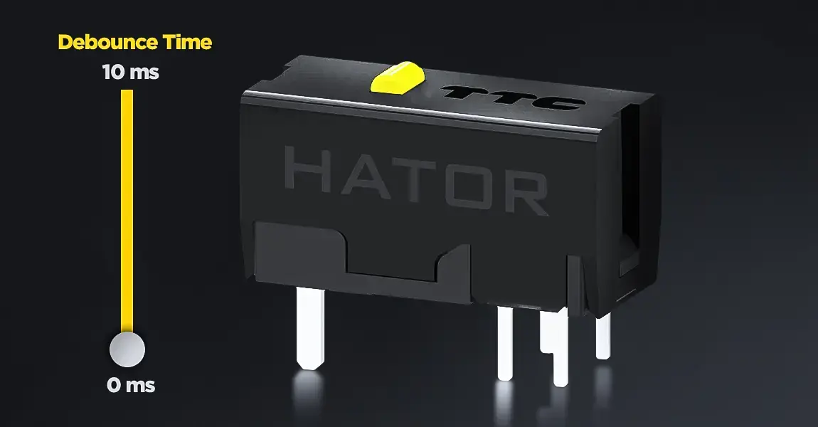 HATOR Quasar 3S Ultima 8K Wireless Gaming Mouse Photo 11