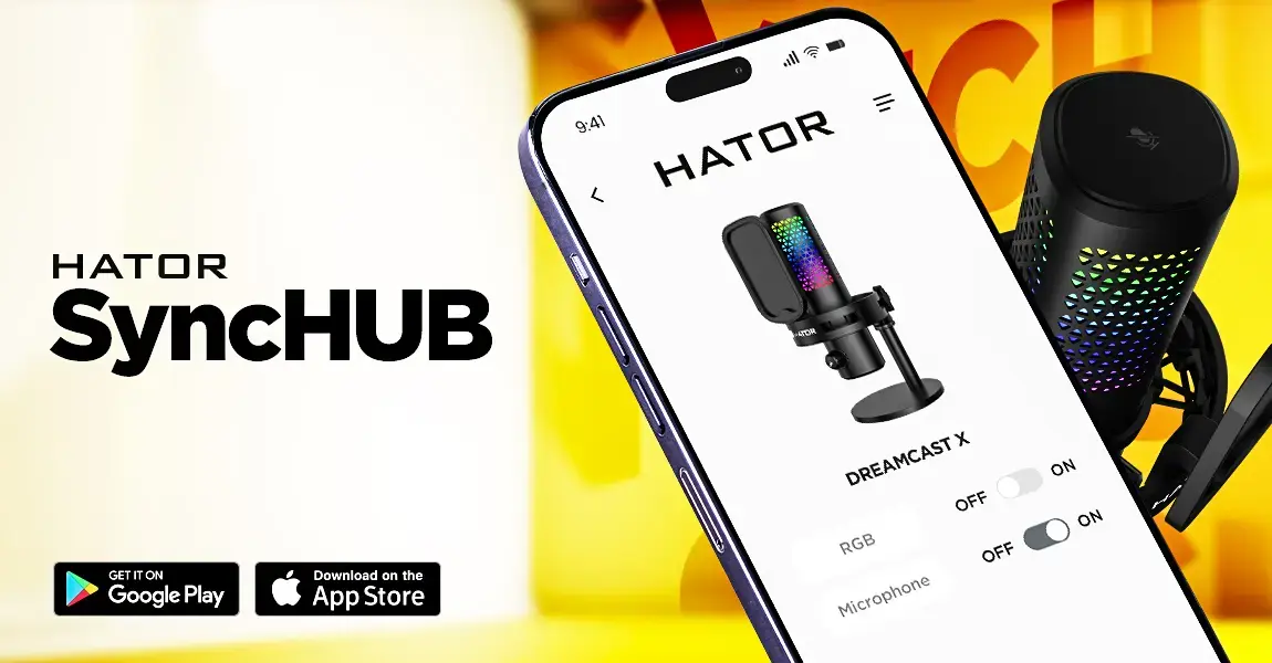 Микрофон для подкастов HATOR Dreamcast X, черный Photo 18
