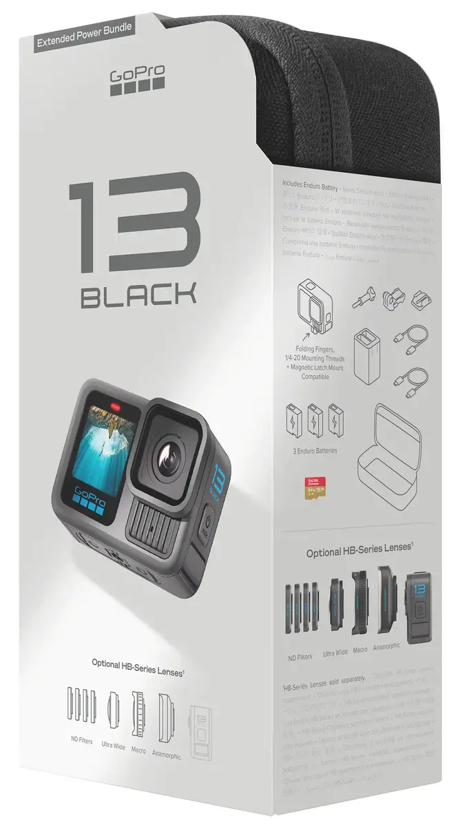 GoPro HERO13 Black Power Bundle darbības kamera Photo 8
