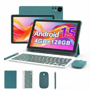 Extralink CP31 Tablet, 4GB RAM, 128GB, Android 15, 1280x800px, Blue, with Keyboard, Mouse, and Stylus