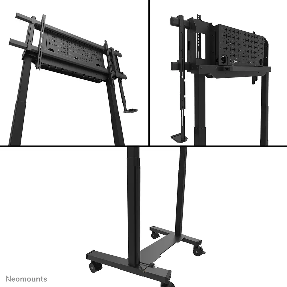 Neomounts FL55-975BL1 Motorised TV Trolley 75-115" Photo 10