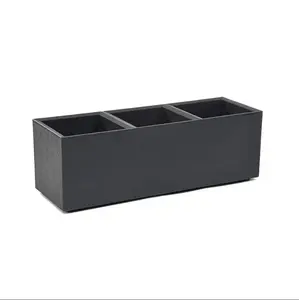 Karo Plastic Flower Pot 90x30x30 cm, Anthracite