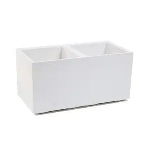 Karo Plastic Flower Pot 80x40x40 cm Cream