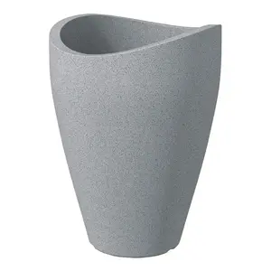 Plastic Flower Pot 254/67, Stony Grey, Diameter 67 cm