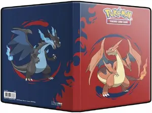 Usorteret Pokémon 4-Pocket Portfolio Mega Charizard X/Y