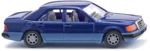 Wiking 015320 H0 mēroga vieglā automobiļa modelis Mercedes-Benz 260 E, zils metālika