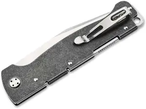 Boker Plus Atlas Backlock Big Folding Knife 12C27 Steel