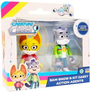 Among Us Creature Cases Series 1 Action Agents 7.5 cm Figures - 2 Pack Assortment