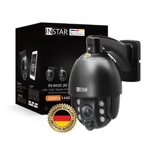INSTAR IN-9420 2K+ Surveillance Camera, Black