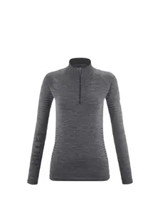 Sieviešu termoveļa Millet Drynamic Warm ar rāvējslēdzēju, grafīta krāsa, izmērs L/XL