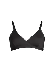 Верх от купальника Casall Overlap Bikini Top, черный, размер 40