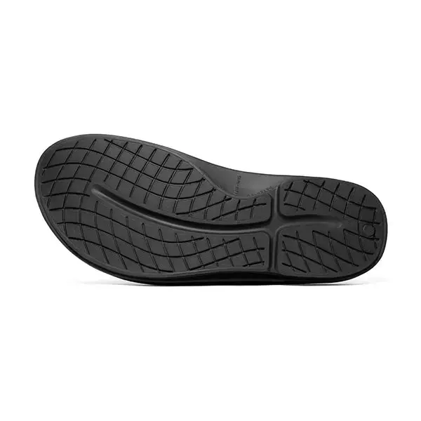 OOFOS OOahh Women's Recovery Slide Sandals - Black Photo 4