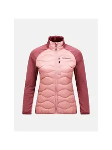 Sieviešu dūnu jaka Peak Performance W Helium Hybrid Down Jacket rozā krāsā