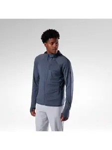 Vīriešu džemperis Rossignol M Textured Hoodie Mid Layer pelēks