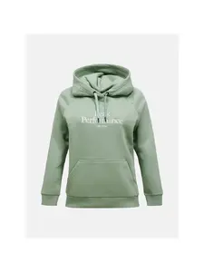 Sieviešu džemperis ar kapuci Peak Performance W Original Hood, zaļš
