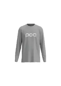 Футболка с длинным рукавом POC L/S Tee, серая, размер L
